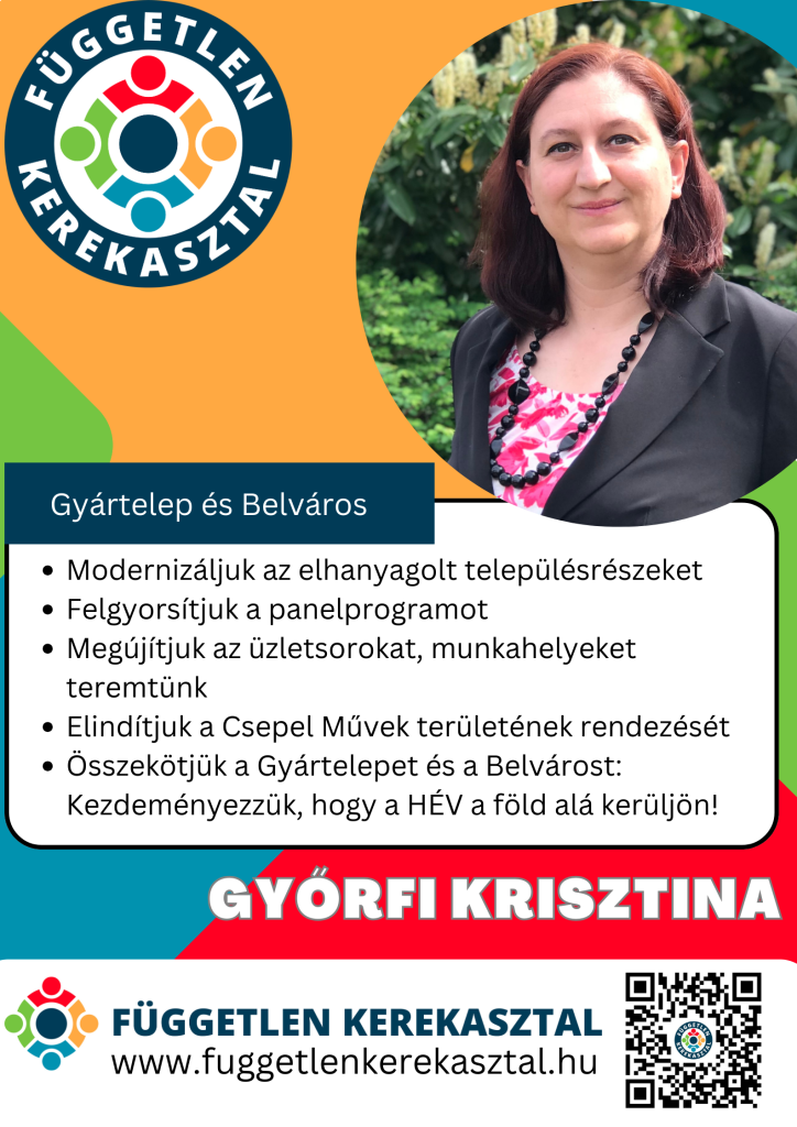 Győrfi Krisztina képviselő-jelölt